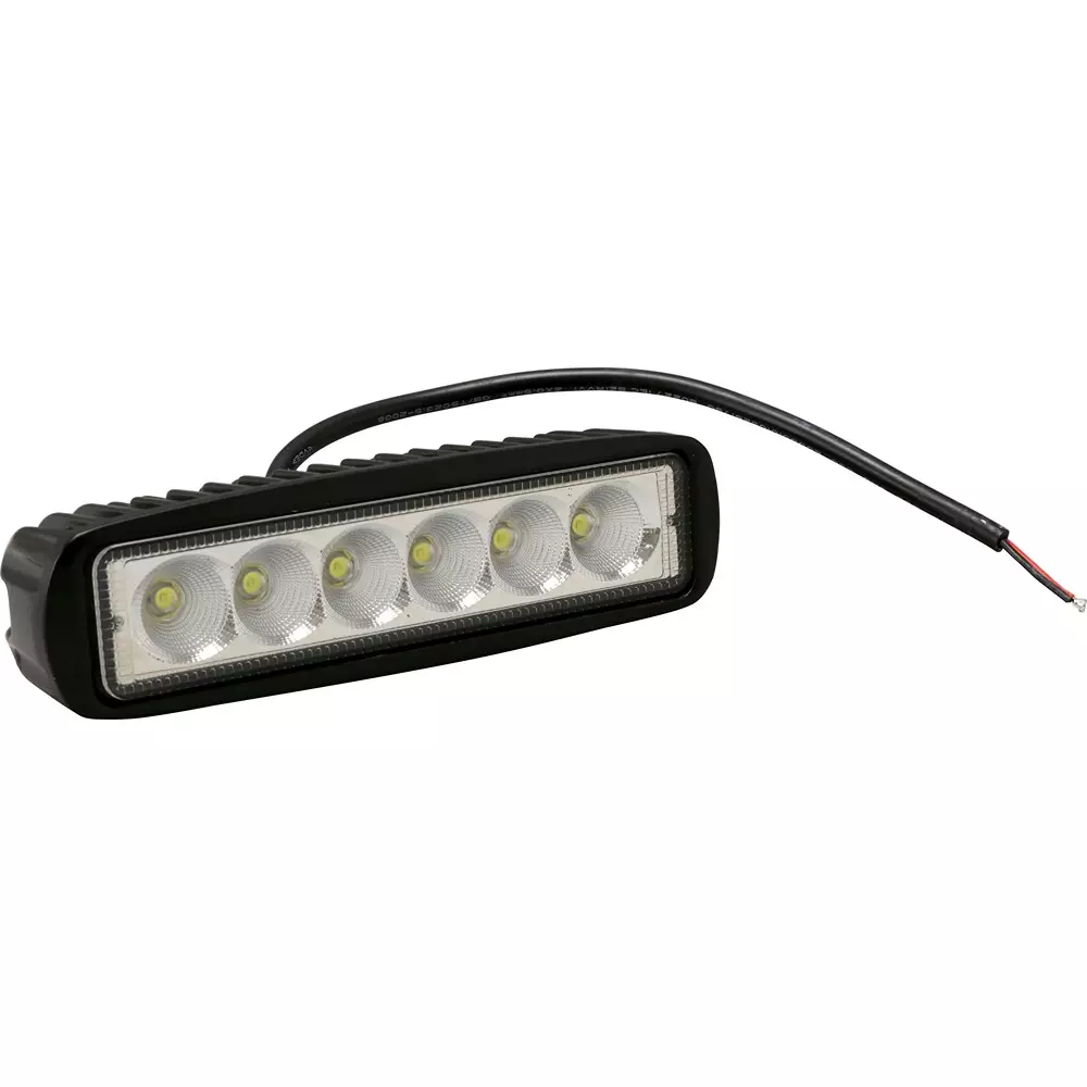 MonotaRO Work Light 6 LED Square 12V / 24V Shared, 19763197