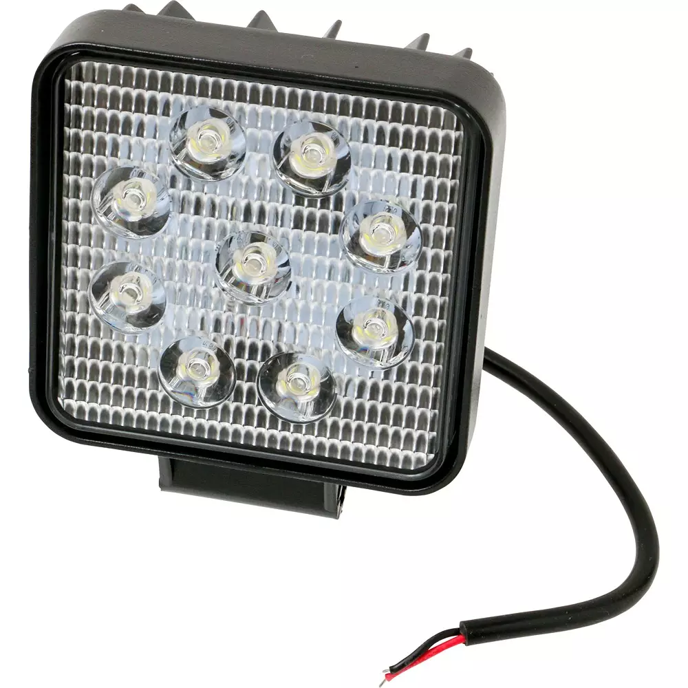 MonotaRO Work Light 9 LED Square 12V / 24V Shared, 28865577