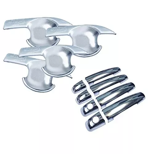 auto-pearl-chrome-handle-bowl-insert-trim-cover-chrome-compatible-for-maruti-suzuki-old-ritz