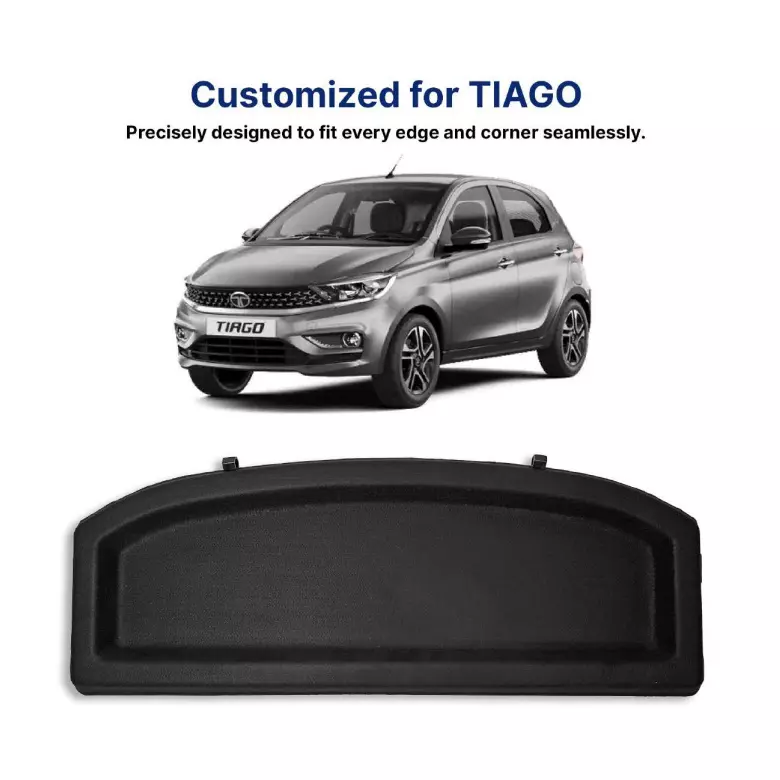 AUTOMANTRA Car Parcel Tray Black for Tata Tiago, PT 23