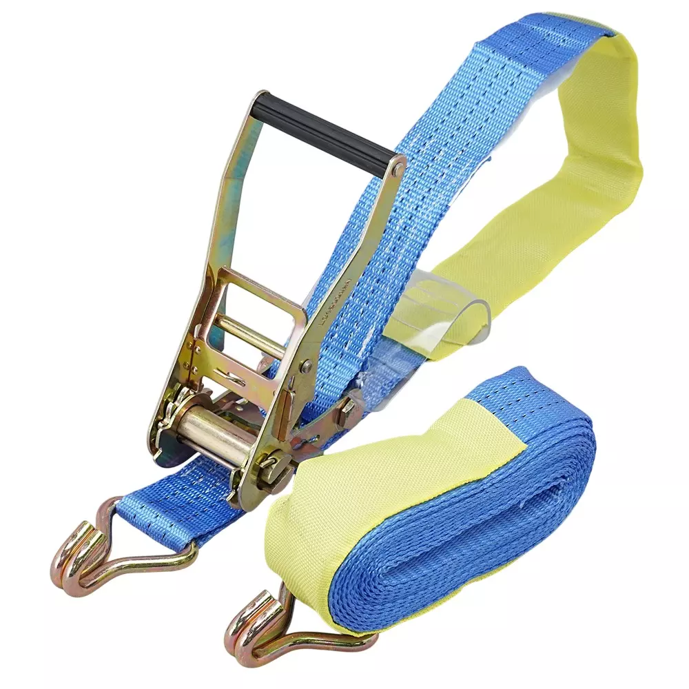 MonotaRO Lashing Belt J Hook Polyester Royal Blue 1500 Kg Operating Load, 7805781