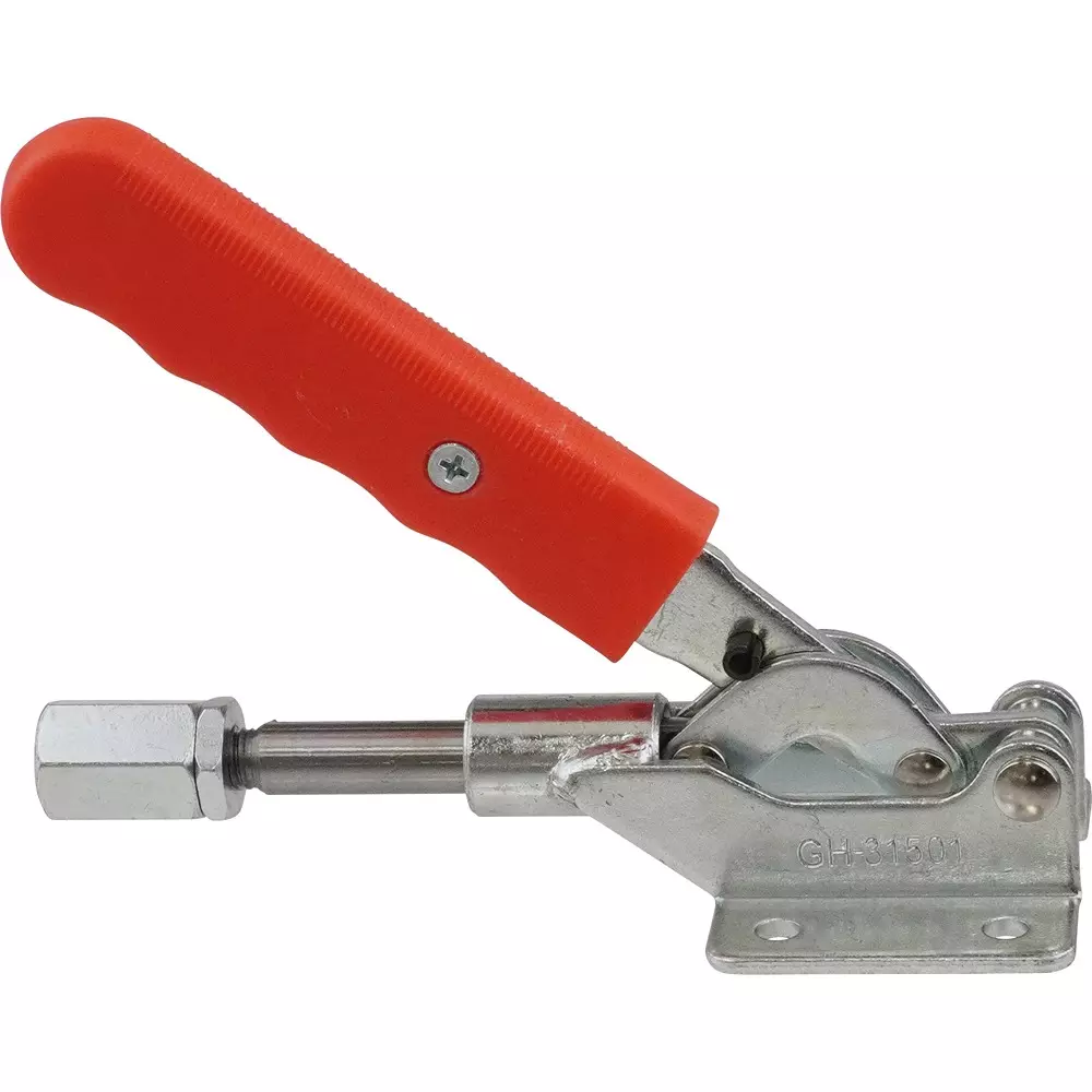 MonotaRO Side Push Type Toggle Clamp SS400 (Unichrome) PVC Handle 239 mm Maximum Length, GH-31501