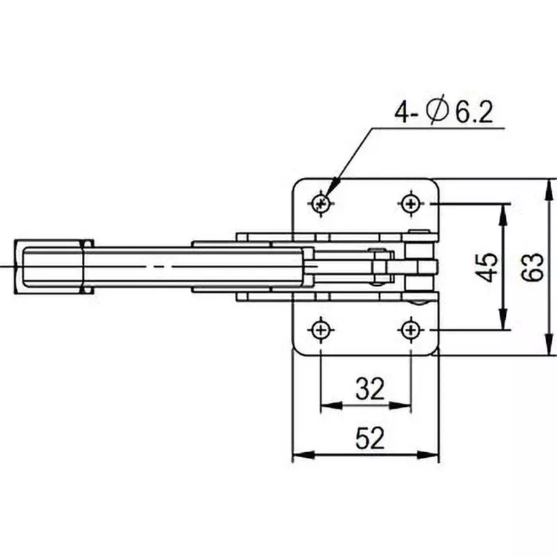 monotaro-side-push-type-toggle-clamp-ss400-unichrome-pvc-handle-239-mm-maximum-length-gh-31501