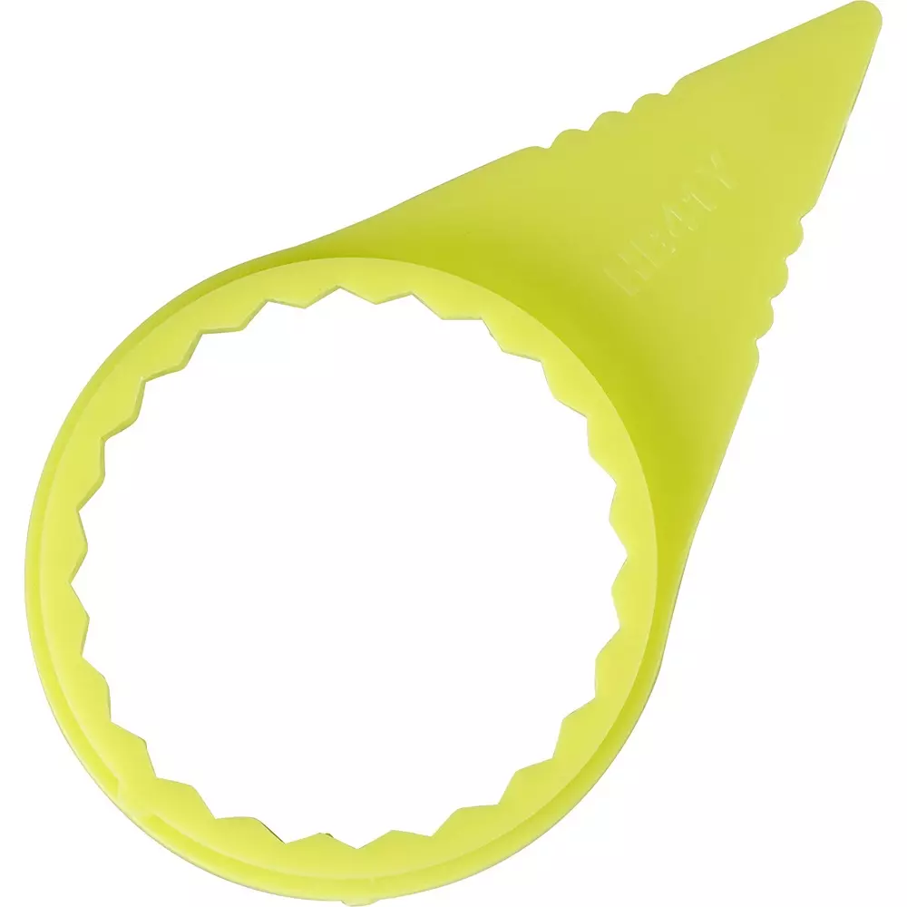 MonotaRO Wheel Nut Marker (Indicator) Arrow Type Yellow 1.5 mm Thickness, 52640204 (Pack of 10 Pcs)