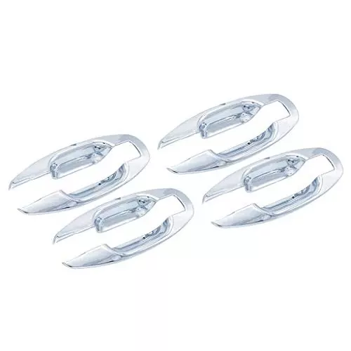 Auto Pearl Chrome Handle Bowl Cover ‎Silver Compatible For ‎Maruti Suzuki Ertiga Type 1