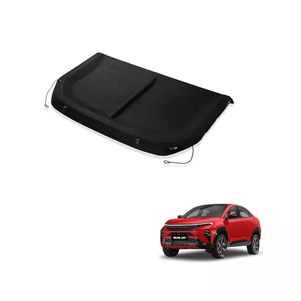 AUTOMANTRA Car Parcel Tray Black for Tata Curvv, PT 07