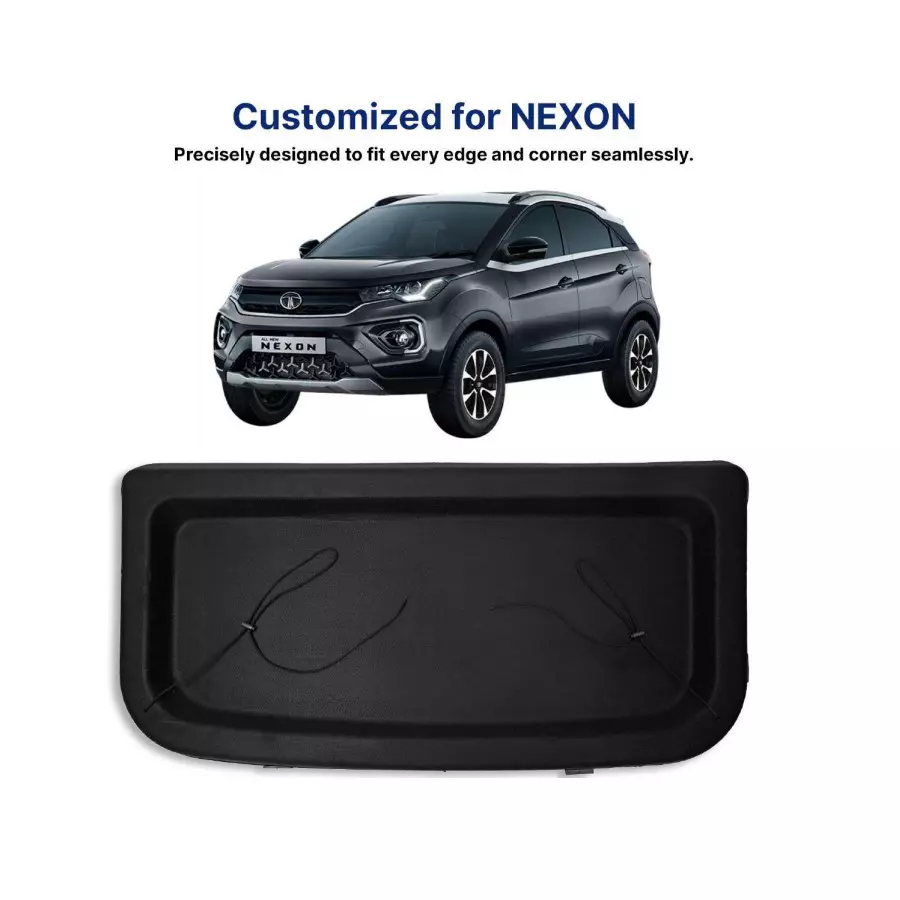 AUTOMANTRA Car Parcel Tray Black for Tata Nexon Old, PT 16
