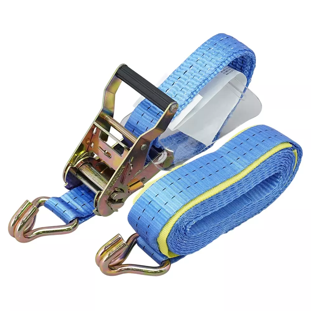 MonotaRO Lashing Belt J Hook Polyester Royal Blue 1000 Kg Operating Load, 7805659