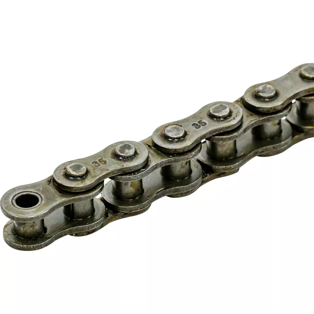 MonotaRO Standard Roller Chain Iron Roller chain 9.525 mm Cell Spacing, 35-1x3m