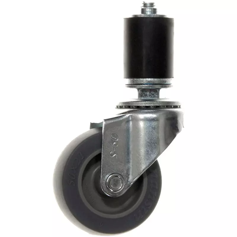 MonotaRO Pipe Caster for Pipe Frame Φ28 Steel 23.5 mm Shank Diameter, M50TP
