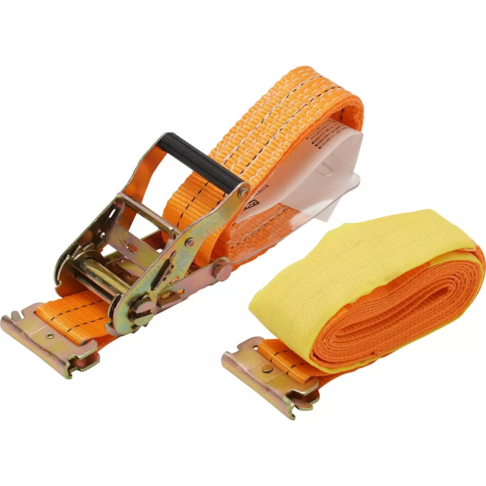 MonotaRO Lashing Belt for Track Rail Orange 50 mm Width, 21410404