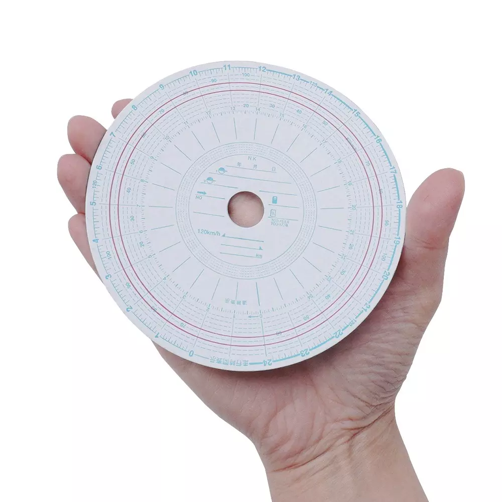 monotaro-tachograph-chart-paper-round-type-145mm-6-26h-120k-set-of-100-pcs
