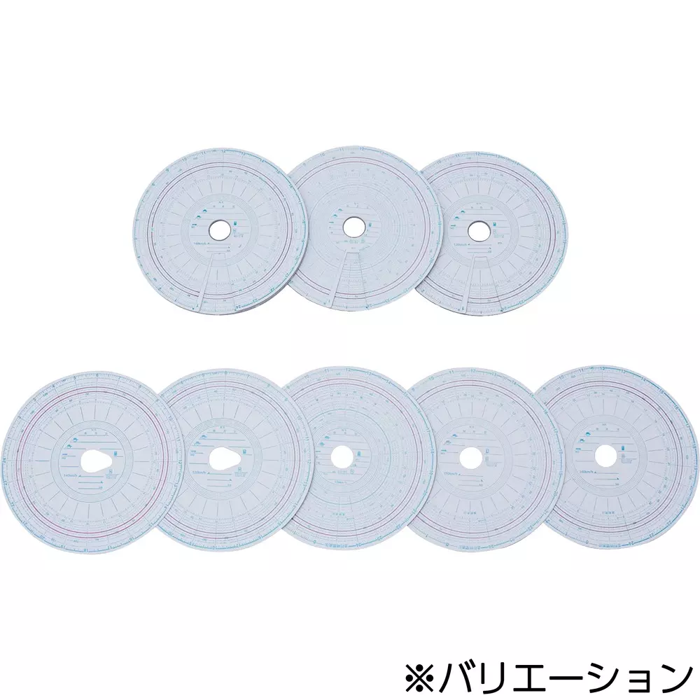 monotaro-tachograph-chart-paper-round-type-157mm-7-7-120k-set-of-10-pcs