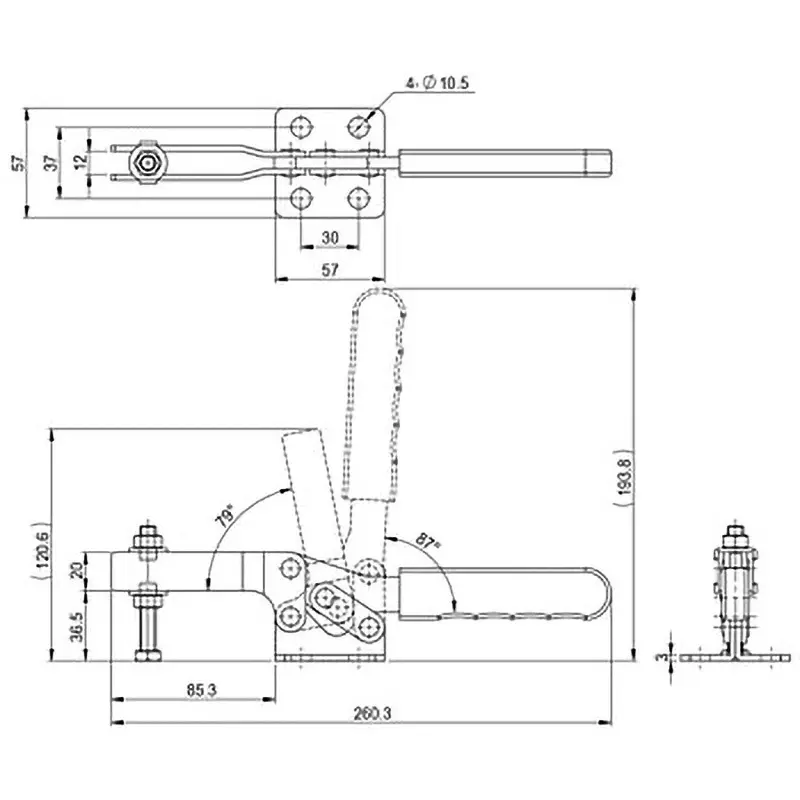monotaro-downward-holding-type-toggle-clamp-280k-ss400-unichrome-gh-25382