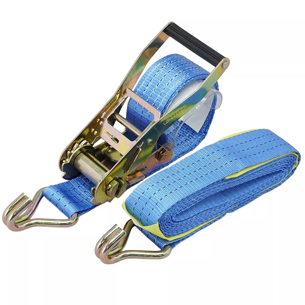 MonotaRO Lashing Belt J Hook Polyester Royal Blue 1500 Kg Operating Load, 7805695