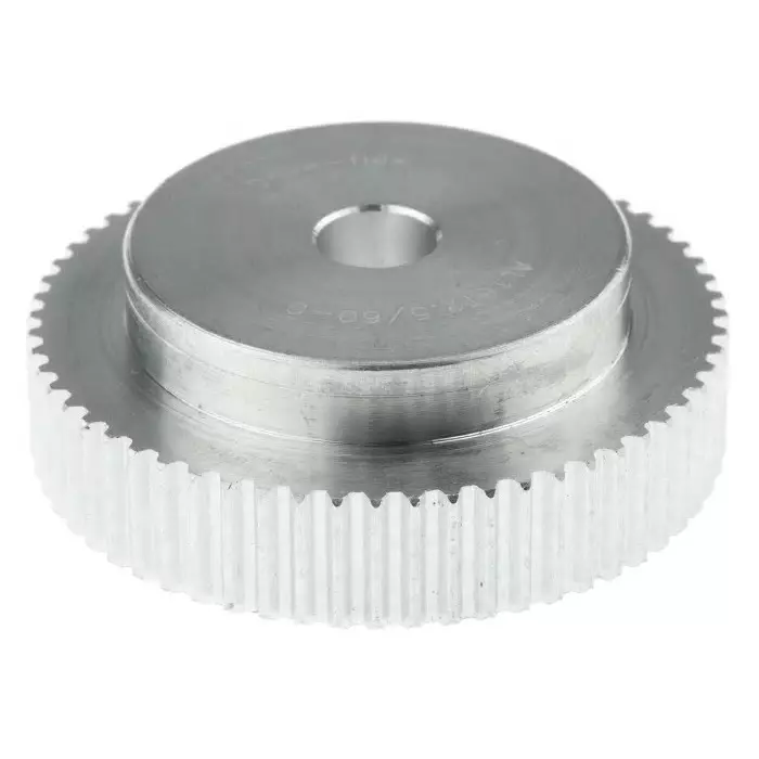 RS Pro Timing Belt Pulley Aluminium 6 mm Belt Width x 2.5 mm Pitch 60 Tooth