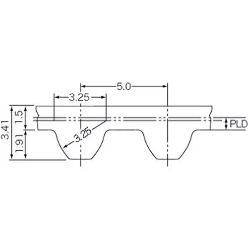 mitsuboshi-chloroprene-rubber-super-torque-timing-belt-s5m-type-length-750-mm-teeth-150-100s5m750g