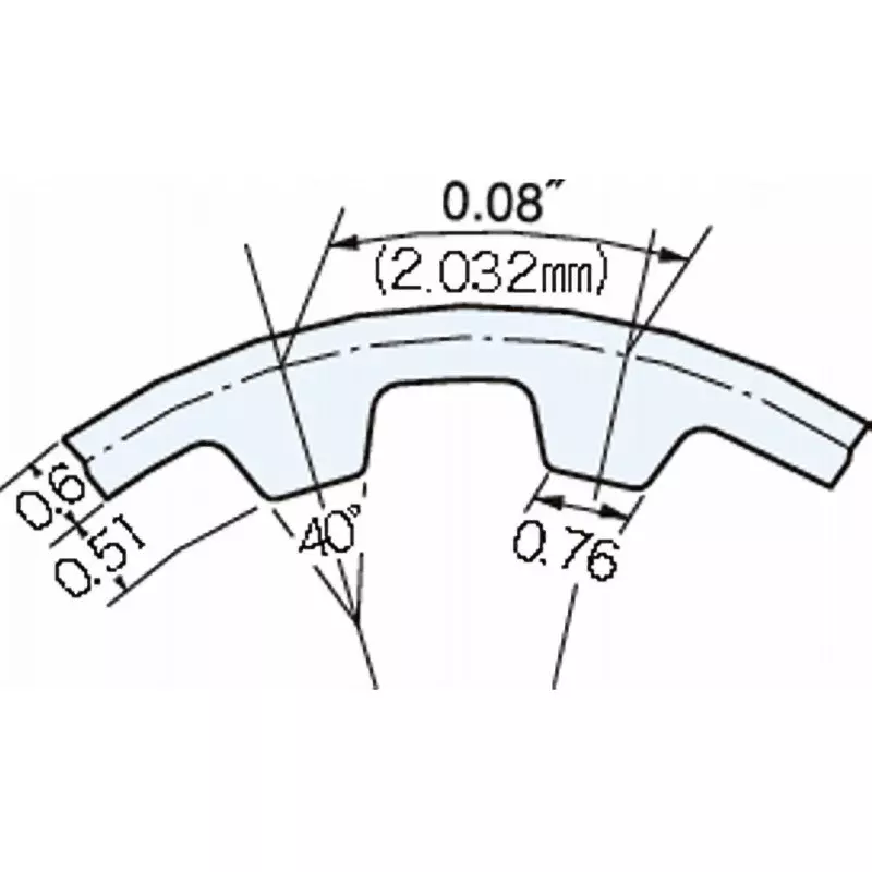 mitsuboshi-timing-belt-mxl-type-32-chloroprene-rubber-standard-mxl-chloroprene-rubber-belt-53238-mm-pitch-circumference-262mxl32