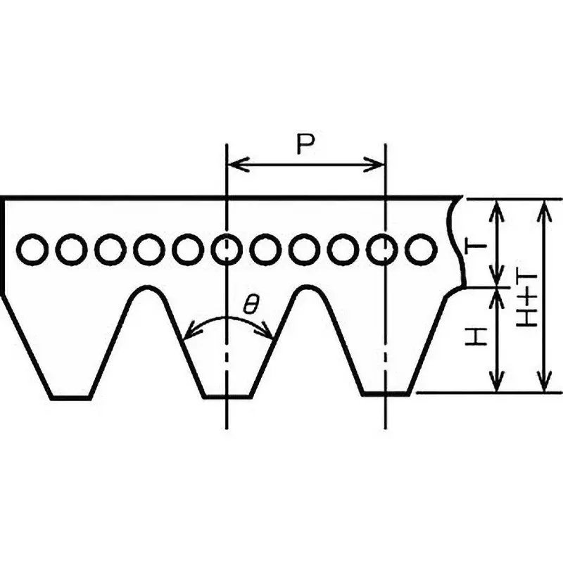 Mitsuboshi Live Star U (Polyurethane V Ribbed Belt) 246 mm Length and 9.6 mm Width 97JBT4