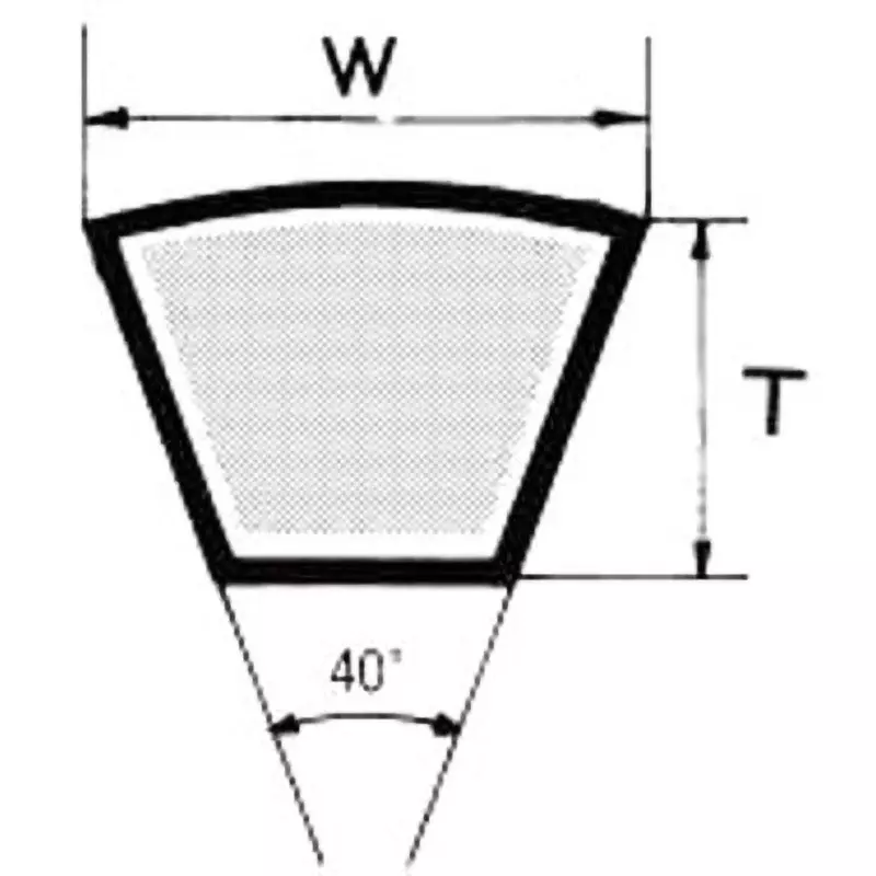Mitsuboshi Red label V Belt Type K 1245 mm, RK49