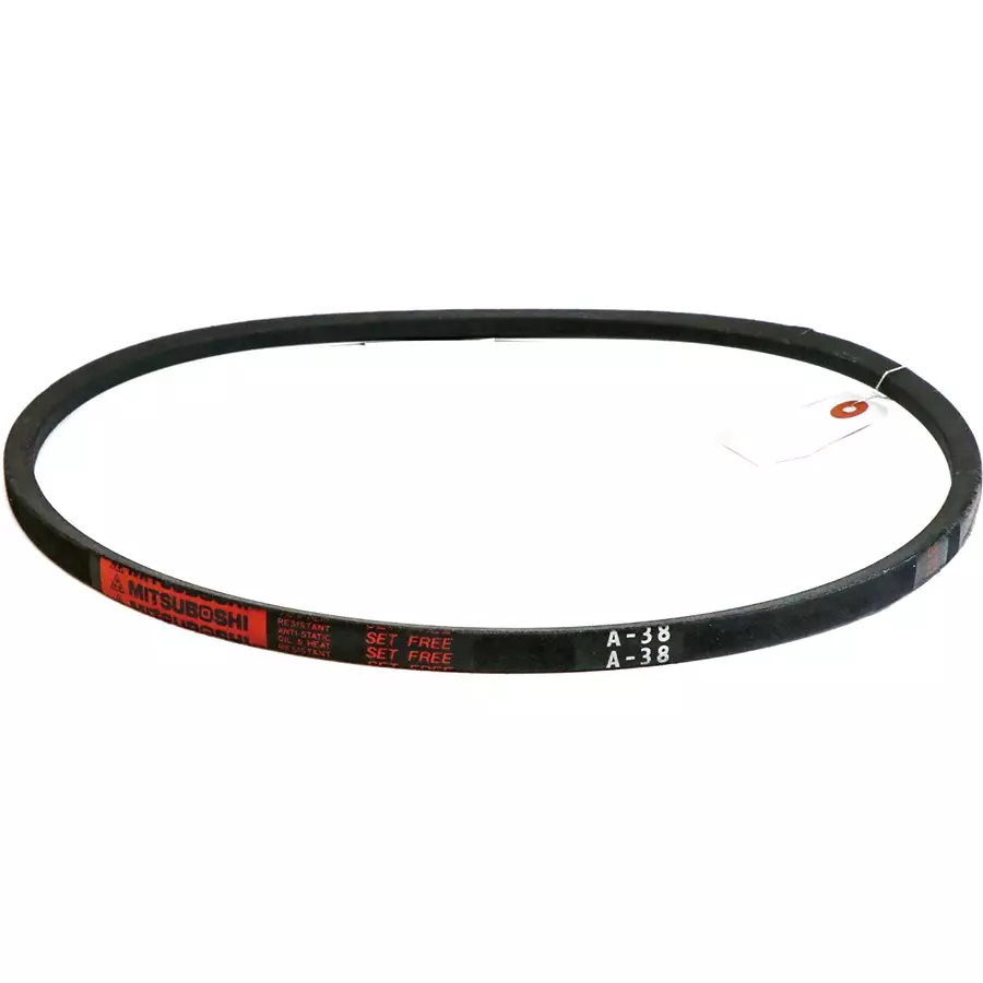 Mitsuboshi 96.52 cm (38 inch) 40 Offset Angle Rubber V Belt A Type Red Label, RA38
