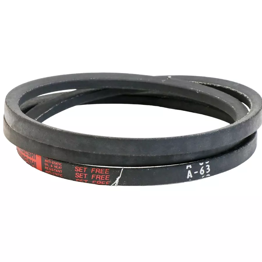 Mitsuboshi 63 inch 40° Offset Angle Rubber V Belt A Type Red Label, RA63