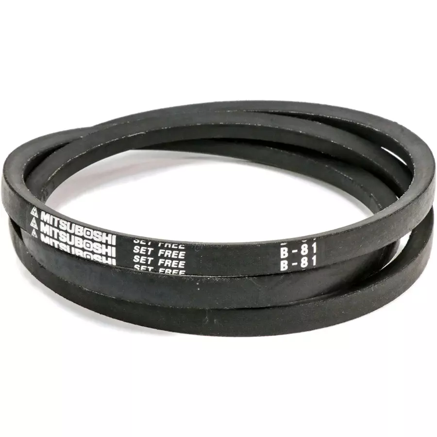 Mitsuboshi 2.06 m (81 inch) 40 Offset Angle Rubber V Belt Type B Standard, B81