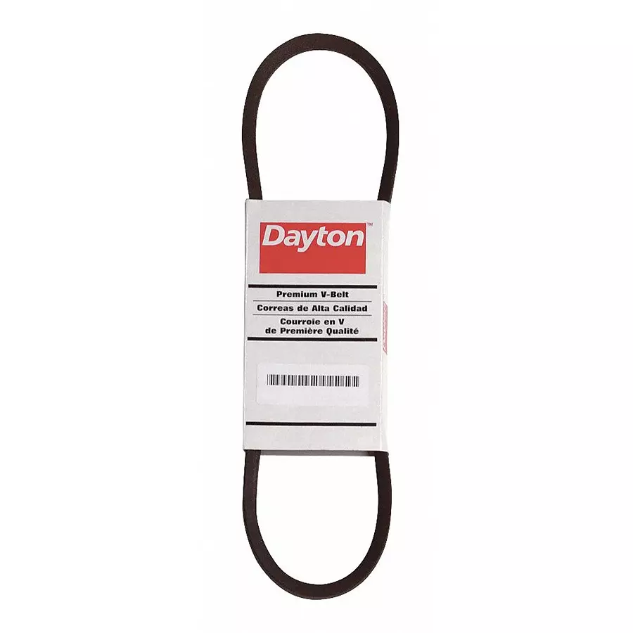Dayton 0.5 inch Gum Rubber Cogged V-Belt, 3GWU9