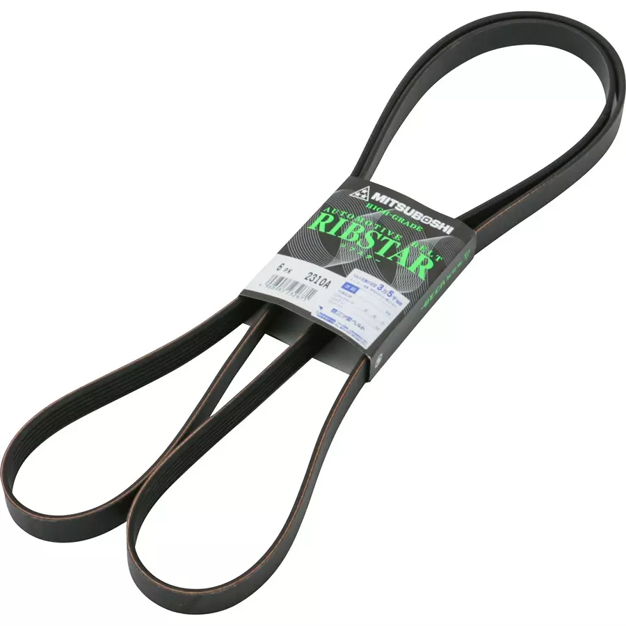 Mitsuboshi Rib Star Belt PK Type 6 Threads, Length 2310 mm, 6PK2310A