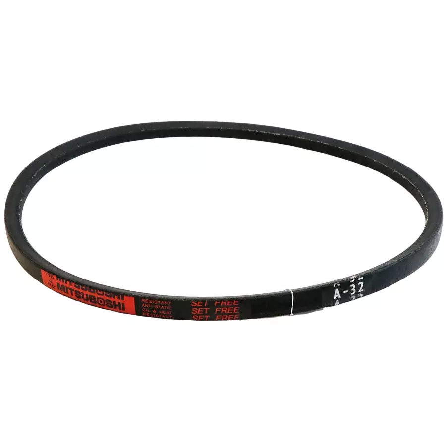 Mitsuboshi 81.28 cm (32 inch) 40 Offset Angle Rubber V Belt A Type Red Label, RA32