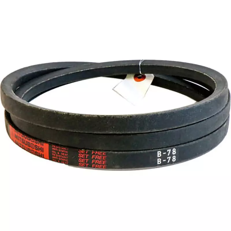 Mitsuboshi 1.98 m (78 inch) 40 Offset Angle Rubber V Belt B type Red Label, RB78