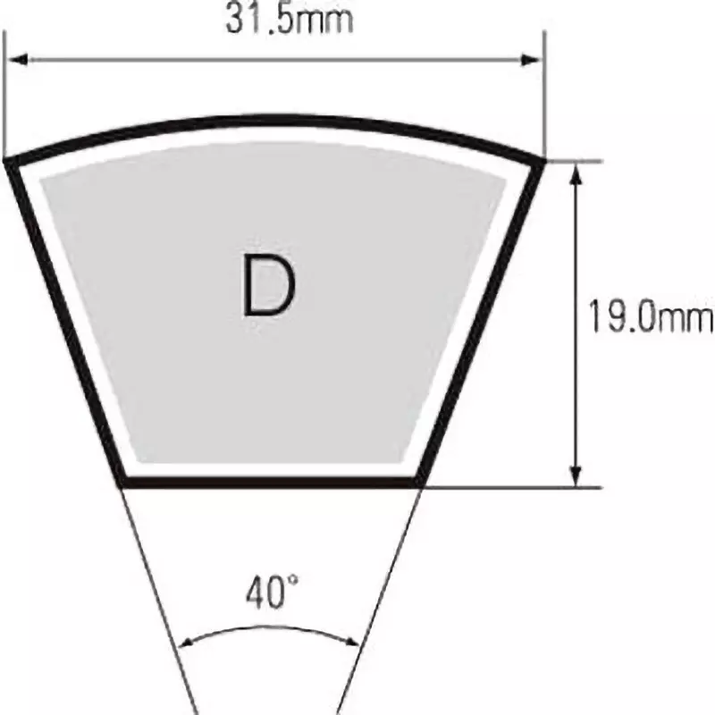 Buy Mitsuboshi Standard V Belt Type D 6325 mm, RD363 from Industrybuying.com