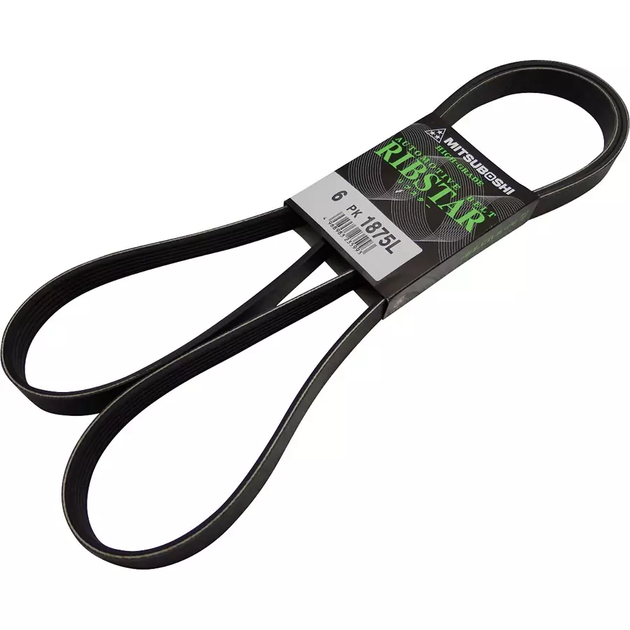 Mitsuboshi Rib Star Belt PK Type 6 Threads, Length 1875 mm, 6PK1875L