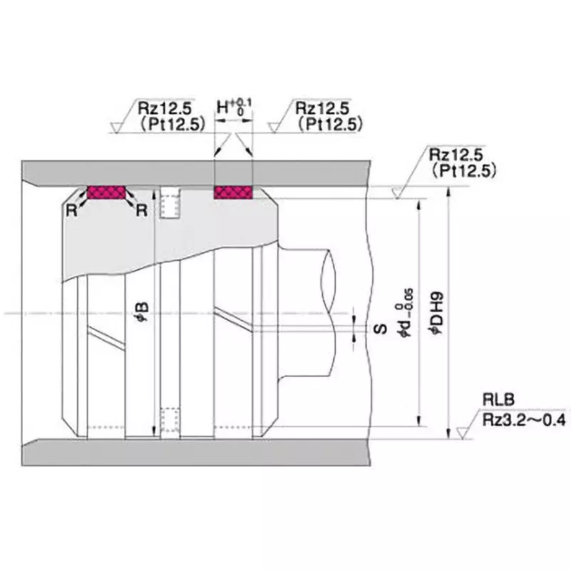 NOK 25 mm x 10 m RYT Type PTFE Packing Seal, RYT 25
