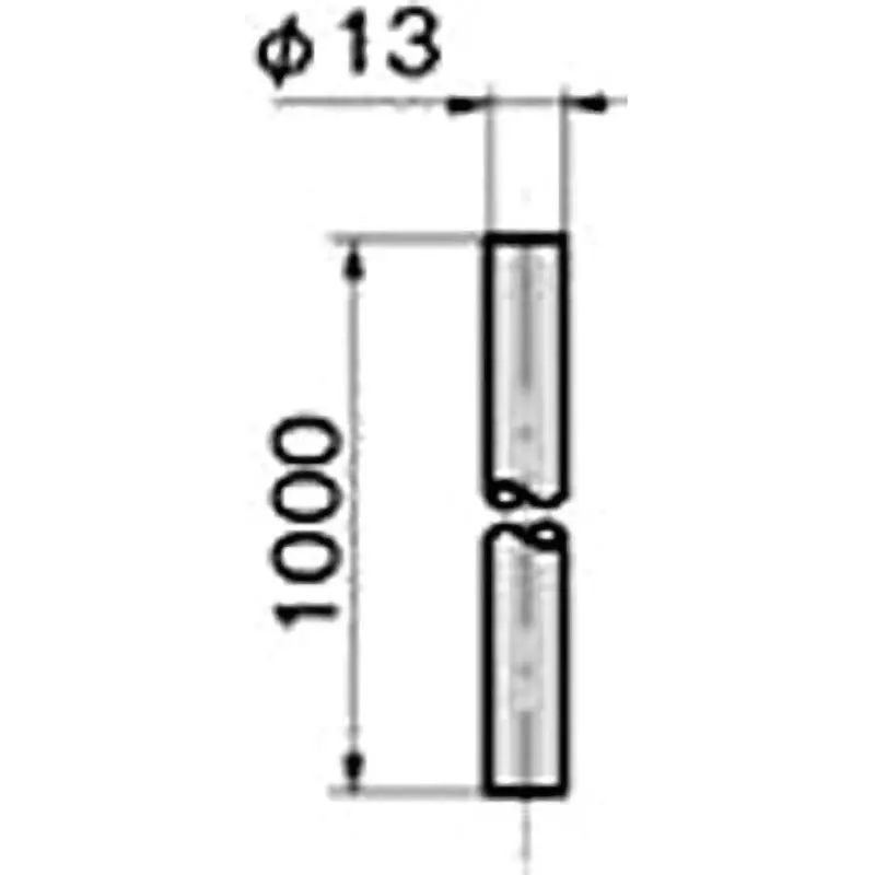 TAKIGEN Stainless Steel Push Rod for Interlocking Safety Device, FA-622-B