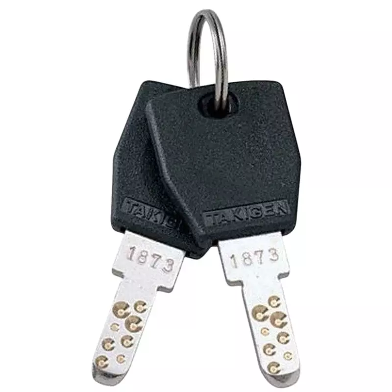 TAKIGEN Molded Key Black & Silver, #1873