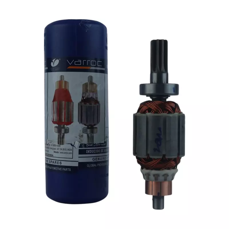 Varroc Armature Assembly with Carbon Kit Compaq2 Superior Performance, Prevents Wear, Controls Heat Levels