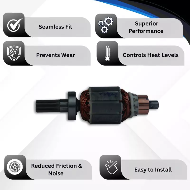 Varroc Armature Assembly with Carbon Kit Compaq2 Superior Performance, Prevents Wear, Controls Heat Levels