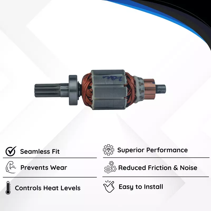 Varroc Armature Assembly with Carbon Kit Compaq2 Superior Performance, Prevents Wear, Controls Heat Levels