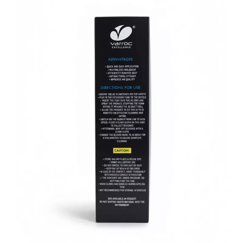 Hiker by Varroc Air Con Sanitizer Spray 450 ml Removes Dust, Neutralises Odour, Antibacterial, Improves Air Quality, Easy Application