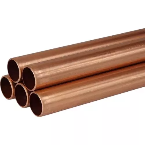 Oil Drop Copper Coated Tube Steel Round 4 mm O.D 0.5 mm Wall Thickness 20 m Length Bronze