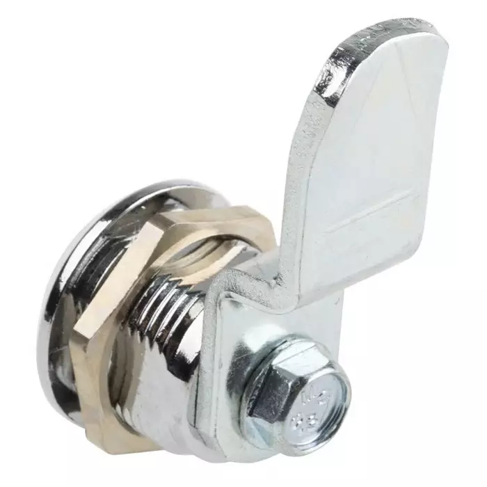 Euro-Locks Spanner Square Head Lock 25.6 mm Panel to Tongue Depth, 23 mm Panel Cutout Diameter, IP65, F186-02-2