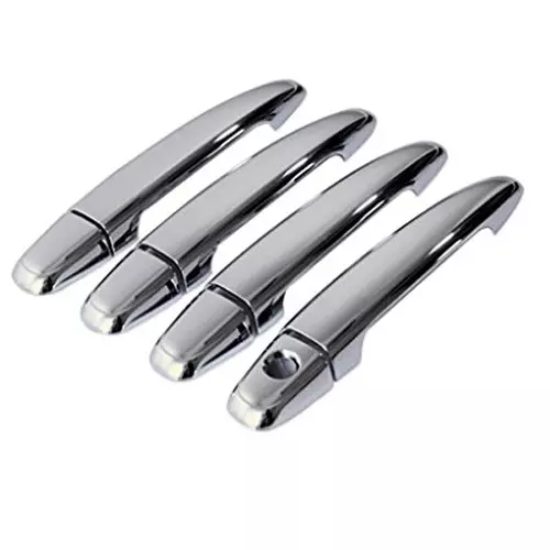 Auto Pearl Door Handle Latch Cover Chrome Finish Compatible For Maruti Suzuki Swift Type (Set of 4)
