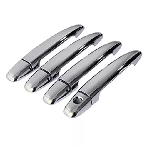 Auto Pearl Door Handle Latch Cover Chrome Finish Compatible For Tata Sumo Victa (Set of 4)