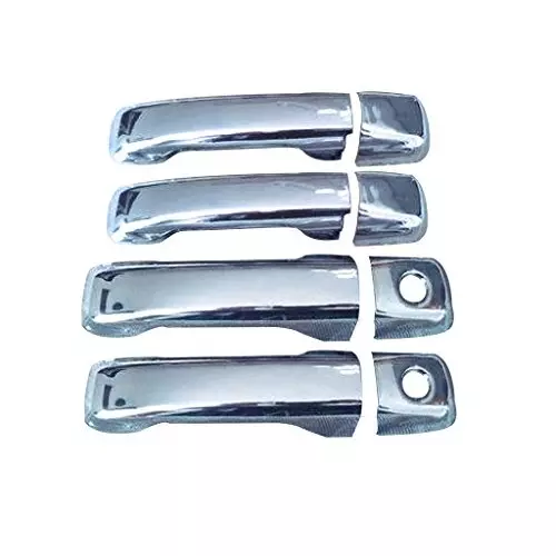 Auto Pearl Door Handle Latch Cover Chrome Finish Compatible For Mahindra Scorpio 2015 (Set of 4)