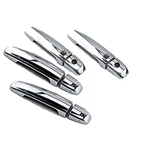 Auto Pearl Door Handle Latch Cover Chrome Finish Compatible For Maruti Suzuki Ciaz (Set of 4)