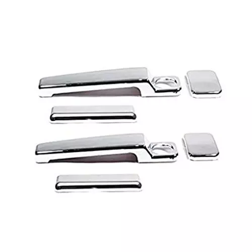 Auto Pearl Door Handle Latch Cover Chrome Finish Compatible For Maruti Suzuki Omni (Set of 4)
