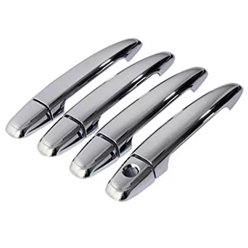 Auto Pearl Door Handle Latch Cover Chrome Finish Compatible For Maruti Suzuki Sx4 (Set of 4)