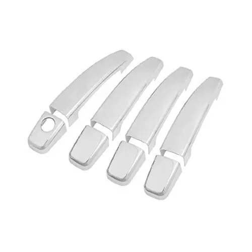 Auto Pearl Door Handle Latch Cover Chrome Finish Compatible For Mahindra Nuvo Sport (Set of 4)