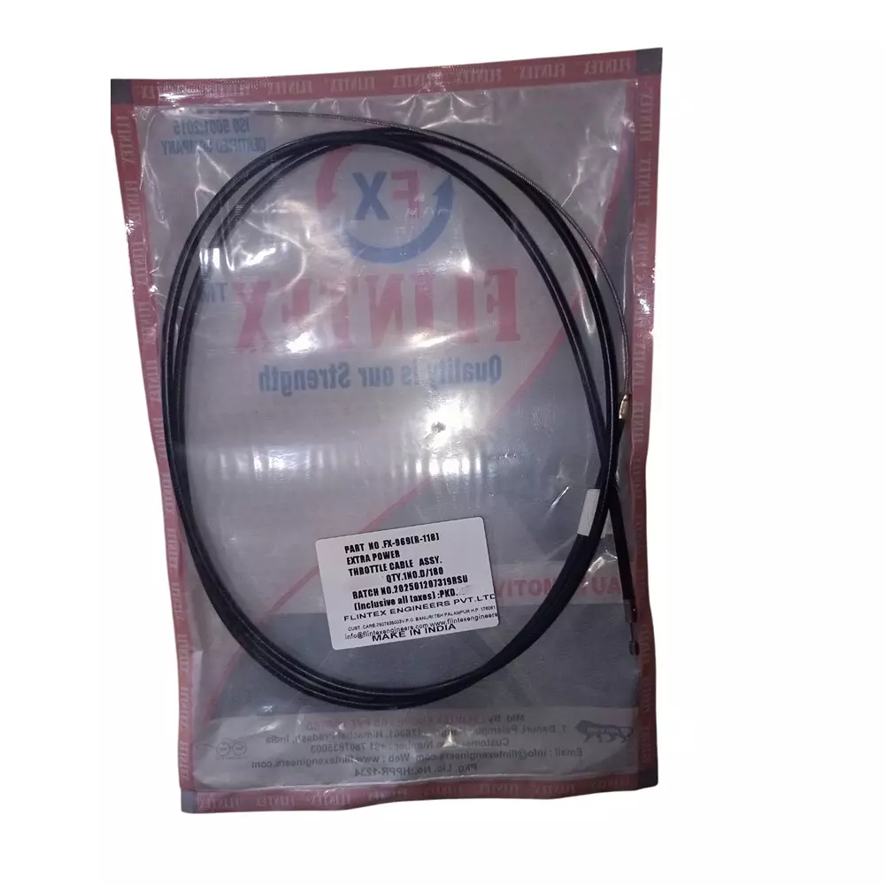 FLINTEX Throttle Cable Assembly for EXTRA POWER, FX-969